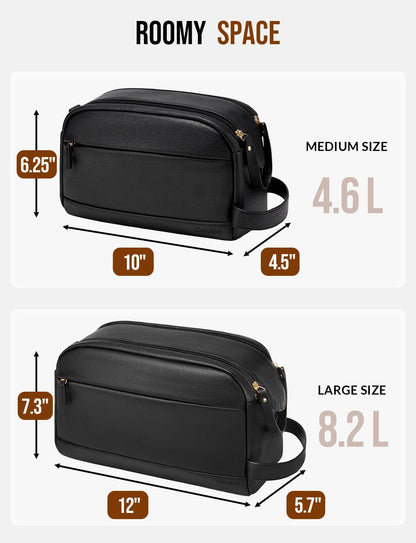 PU Leather Toiletry Bag for Men