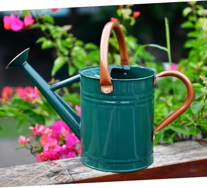 Steel Watering Can Sliver Galvanized Steel Watering Can with