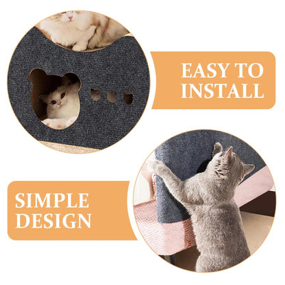 Beaupretty Carpet Cat Scratcher Cat Exercise Wheel Mat Cat Running Wheel Felt Cushion Cat Treadmill Wheel Scratch Pad Cat Wheel Roller Liner Carpet Fitness Toy Part for Weights Loss Device