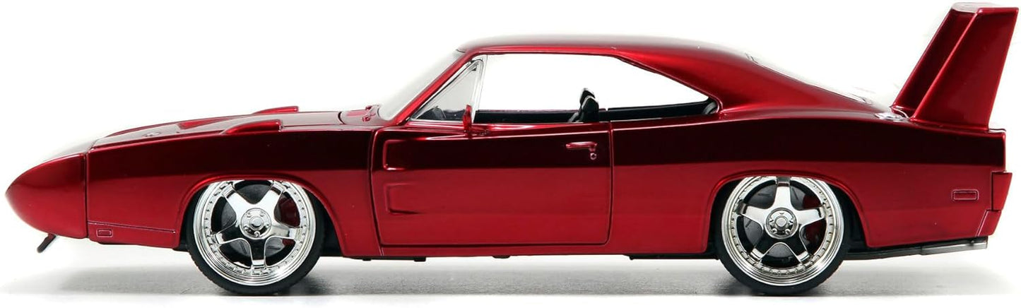 Toys Fast and Furious 1968 Dodge Charger Daytona 1:24 Scale Hollywood Ride Diecast Vehicle