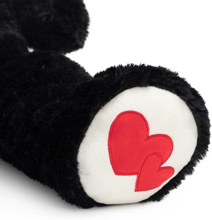 HollyHOME Big Teddy Bear Stuffed Animal Large Bear Plush with Red Heart for Girlfriend and Kids Valentine's Day 36 inch Chocolate