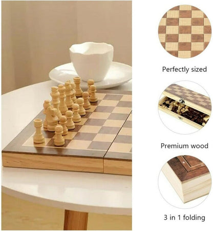 Yotsuba Wooden Chess Set
