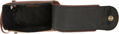 KomalC Premium Buffalo Leather Unisex Toiletry Bag Travel Do
