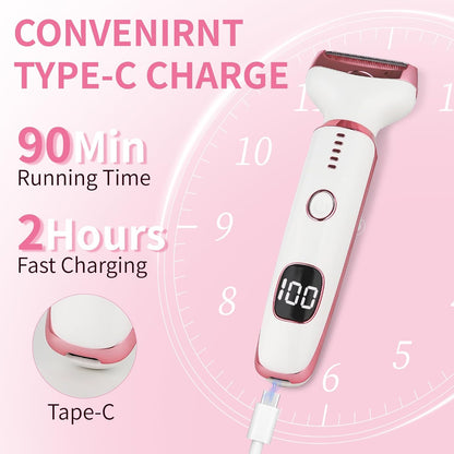 Velessa 4-in-1 Electric Shaver & Grooming Set for Women 3