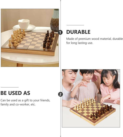 Yotsuba Wooden Chess Set