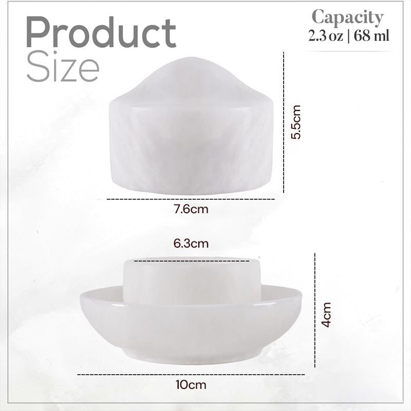 Marble Butter Dish Mini