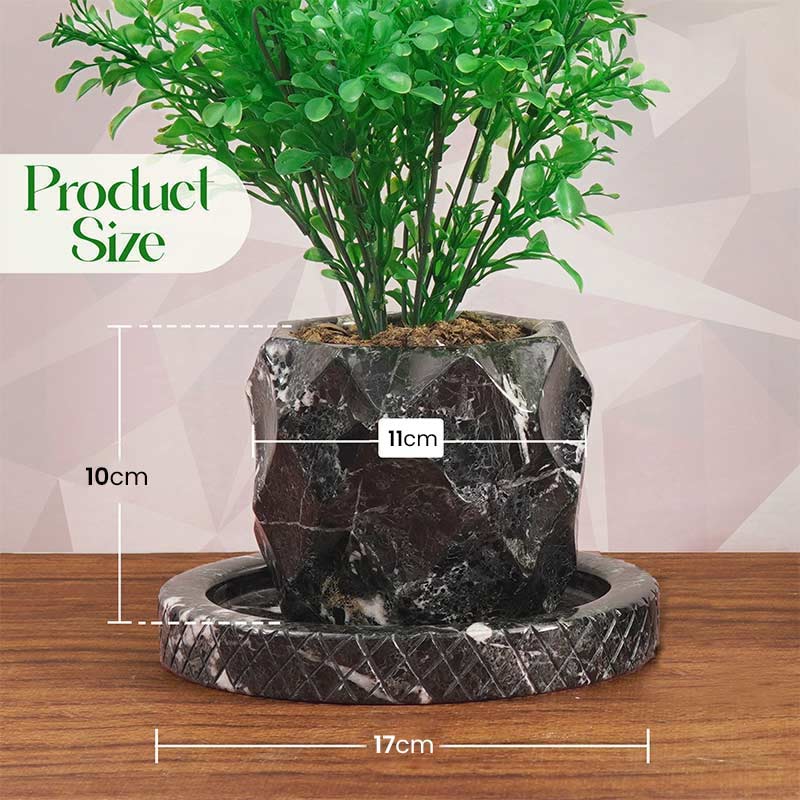 Marble Planter Pineapple Design - 10cm