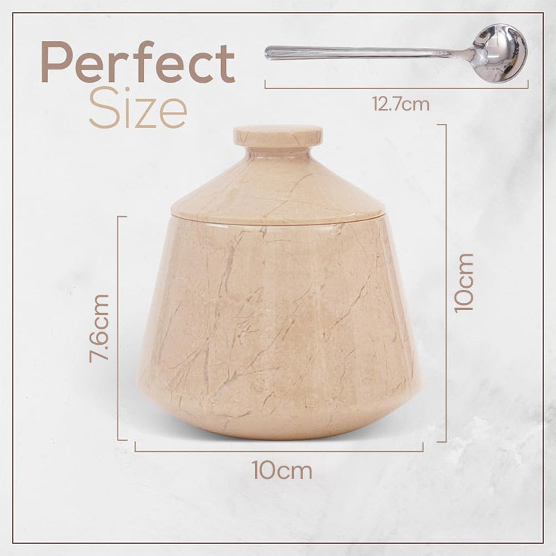 Marble Tumbler Salt Cellar Big