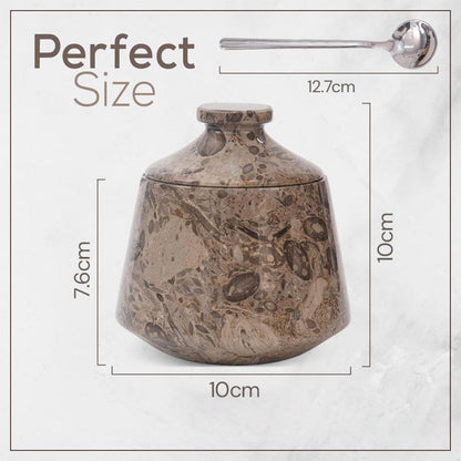 Marble Tumbler Salt Cellar Big