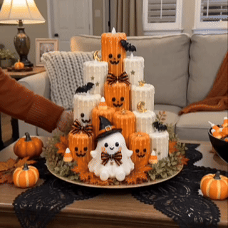 Pumpkin Electronic Candle Light — Flameless Halloween Glow 14