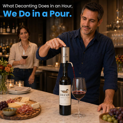 Electric Wine Aerator & Opener Set with Accessories