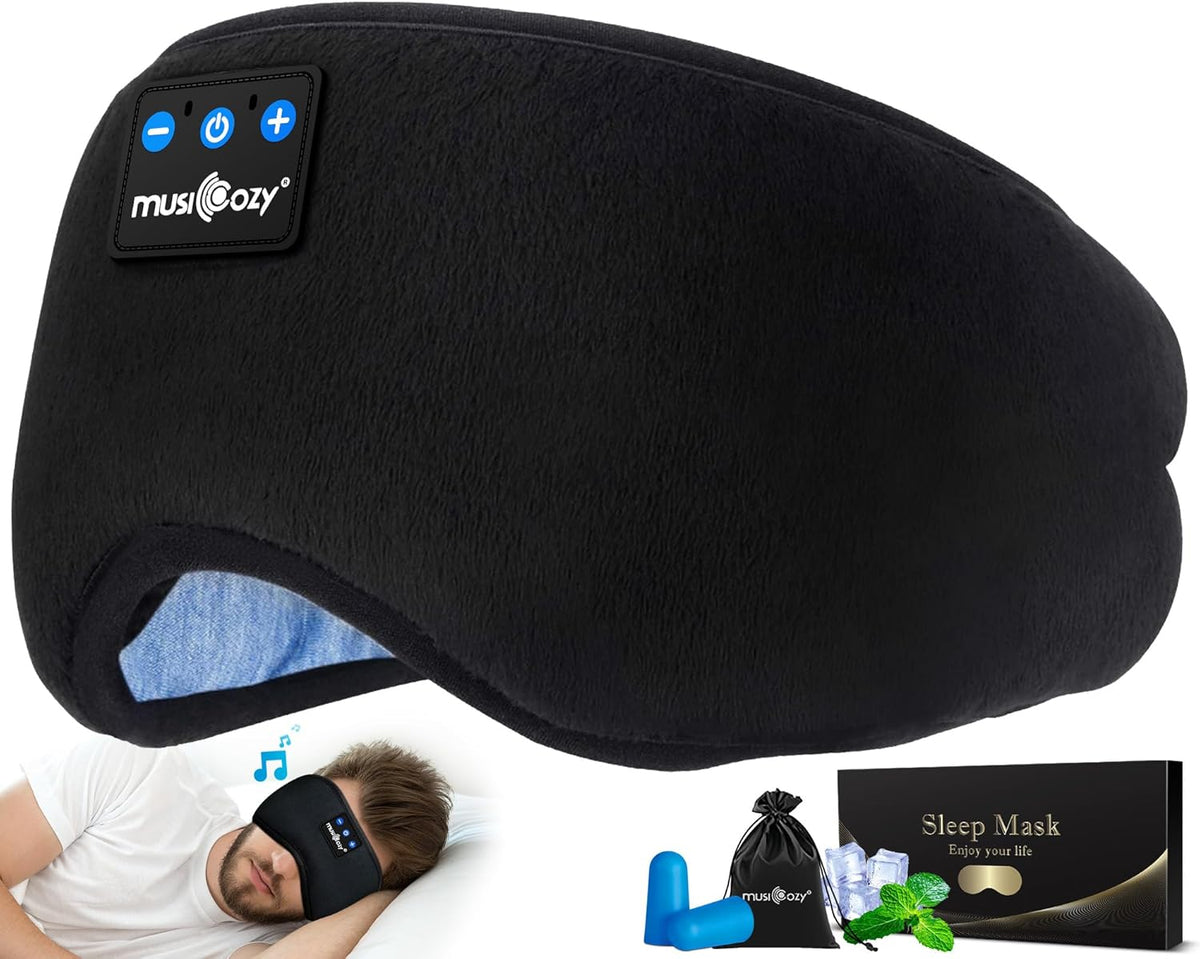 MUSICOZY Sleep Headphones Bluetooth 5.4 Headband Sleeping He