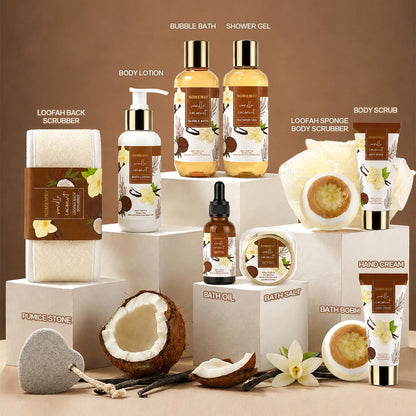Vanilla Coconut Bath Gift Set
