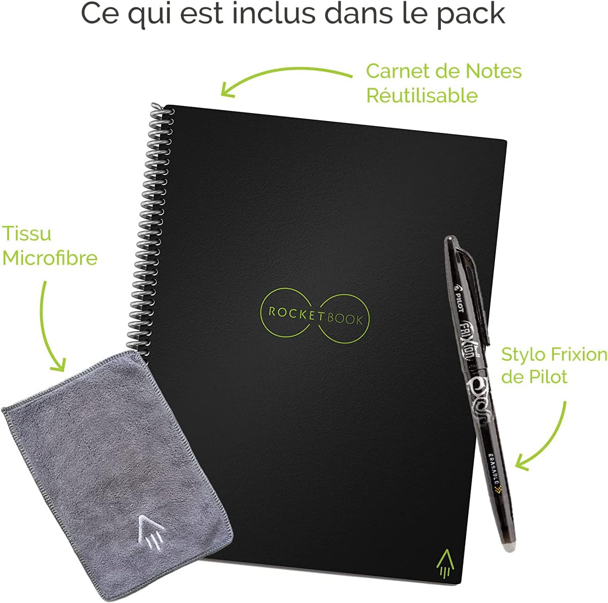 Rocketbook 2023 Executive Fusion Smart Reusable Notebook