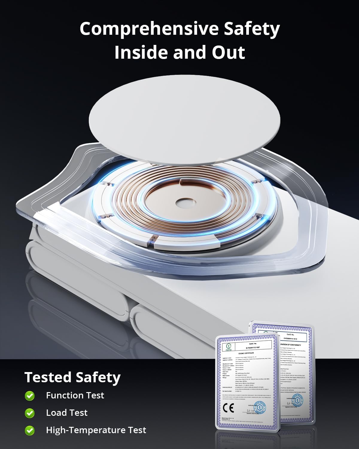 Wireless Charging Station for Apple Magsafe: GEEKERA Magneti