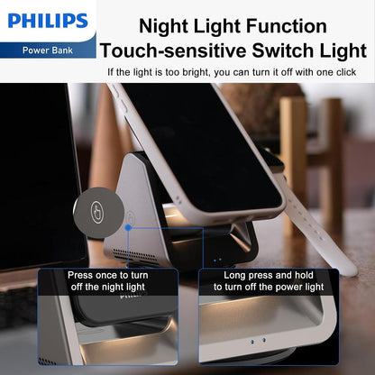 Philips Magsafe Charger 3 in 1 Wireless Charging Station Por