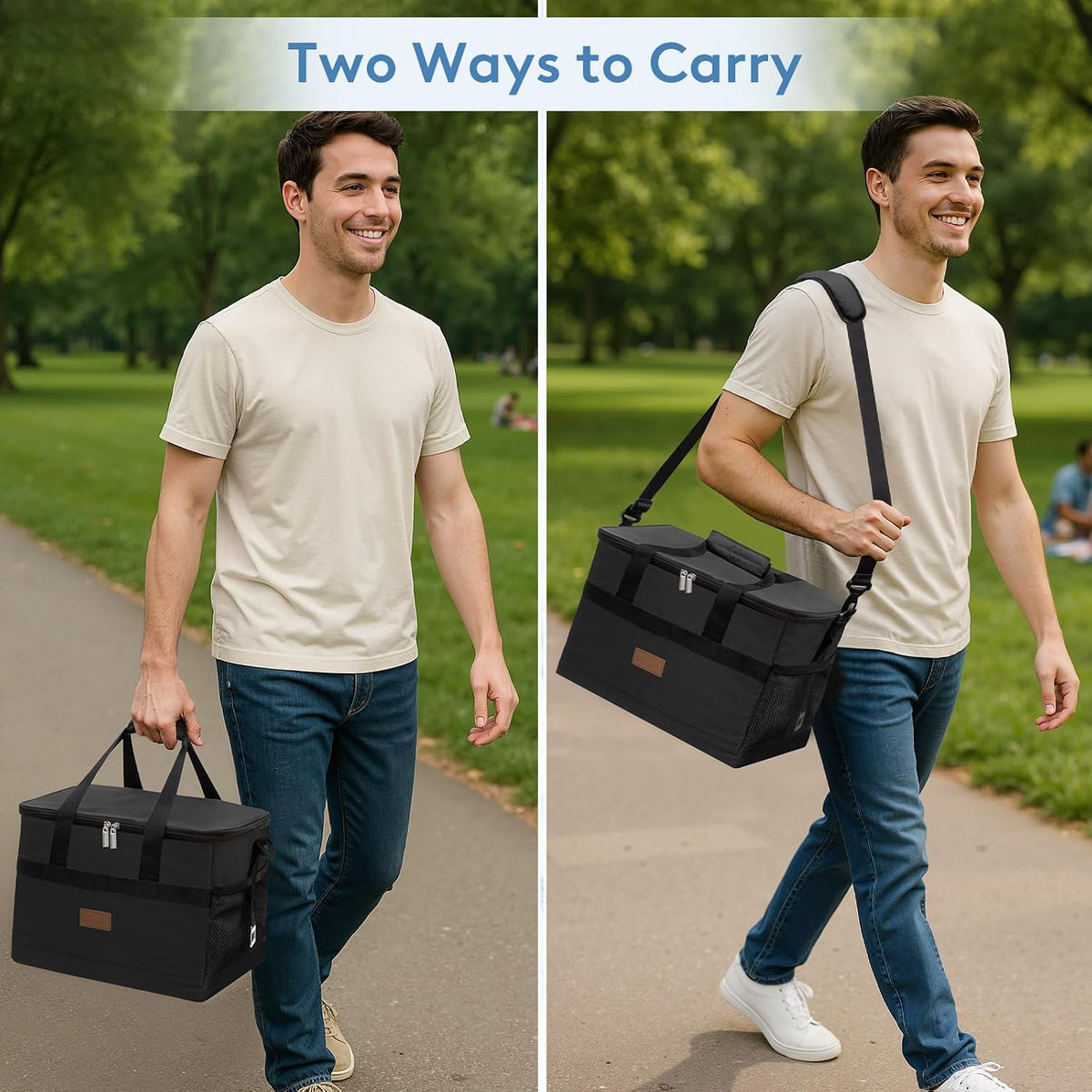 Lifewit Cooler Bag 50 Cans Collapsible and Insulated Large L
