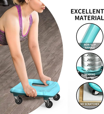 PROIRON Ab Roller Abdominal Slider Four-Wheel Ab Wheel Glidi