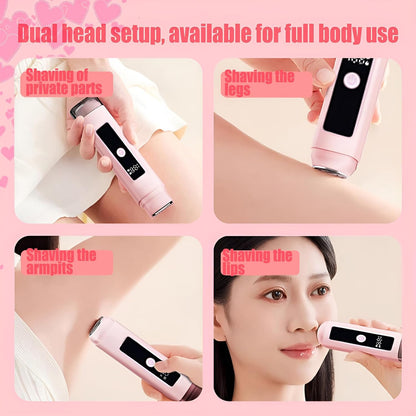 Velessa 2-in-1 Bikini Trimmer & Facial Shaver for Women 5