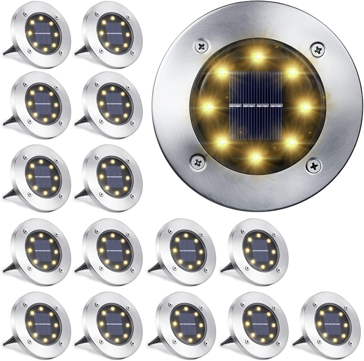 Toodour Solar Lights Outdoor