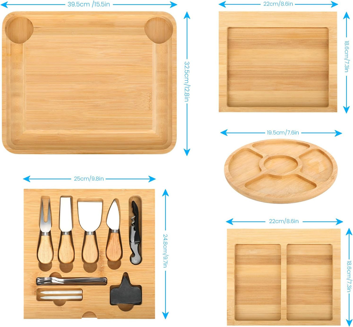 Roccar Christmas Cheese Board Gifts for Women