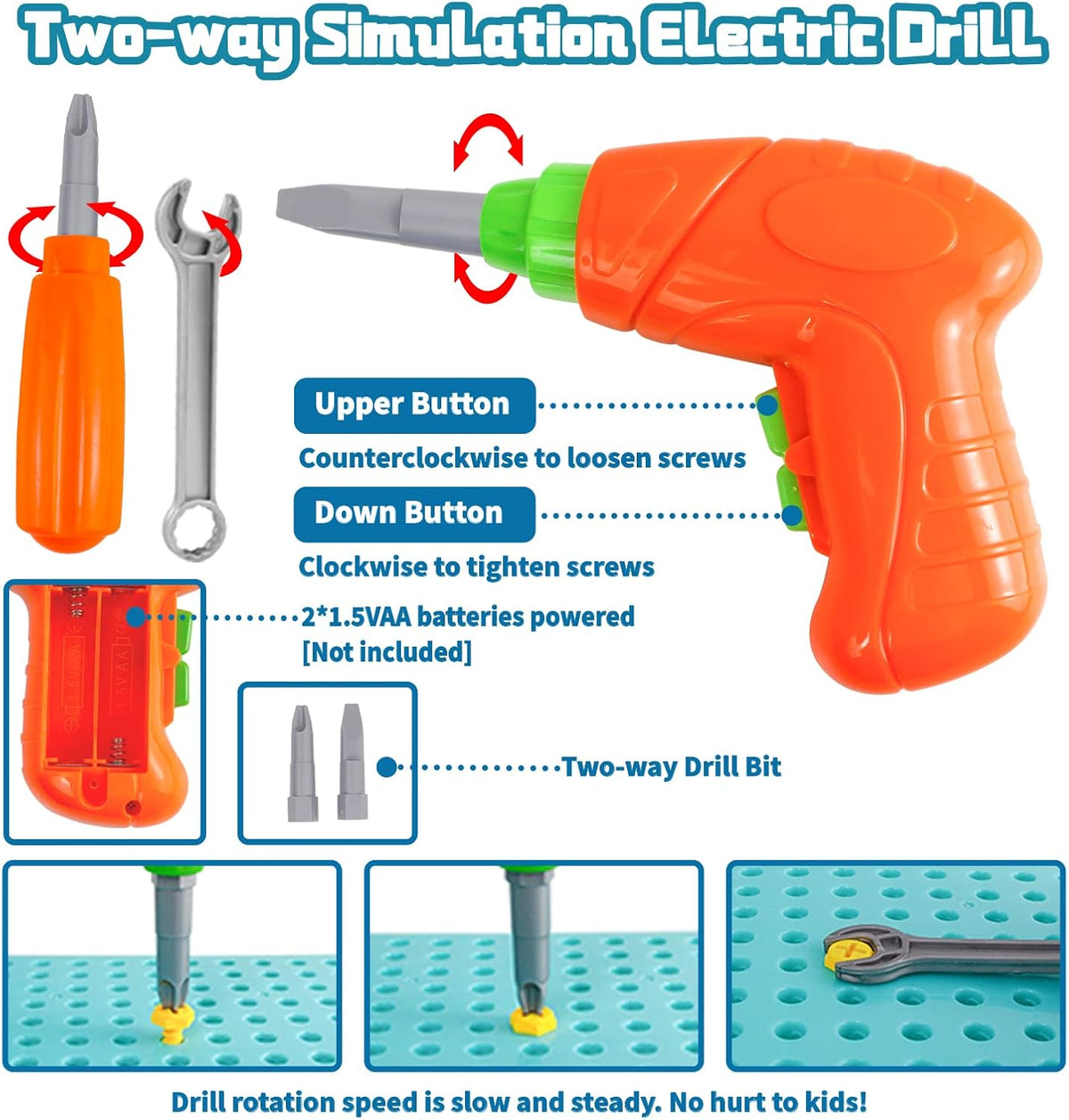 AKILION DIY Electric Drill Puzzle Set