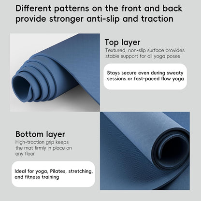 Extra Wide Yoga Mat 183x80cm (72"x32")