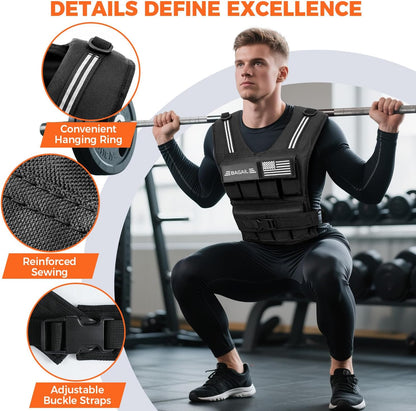 BAGAIL Weighted Vest for Strength Training