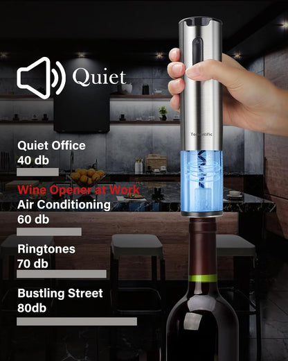 Electric Wine Opener Set With Stand - Premium Wine Gifts wit