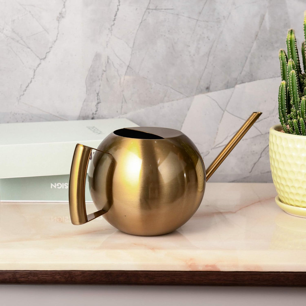 IMEEA 45oz/1.3L Watering Can Indoor Stainless Steel Watering