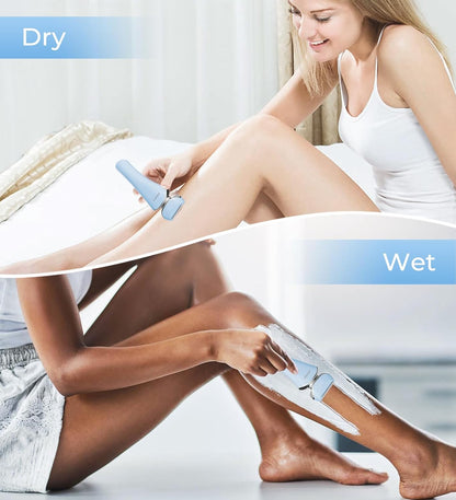 Women,Ladies Shaver,Lady Razor for Legs,Arm,Underarm,Bikini,USB Rechargeable Razor Wet&Dry Cordless for Woman by PRITECH