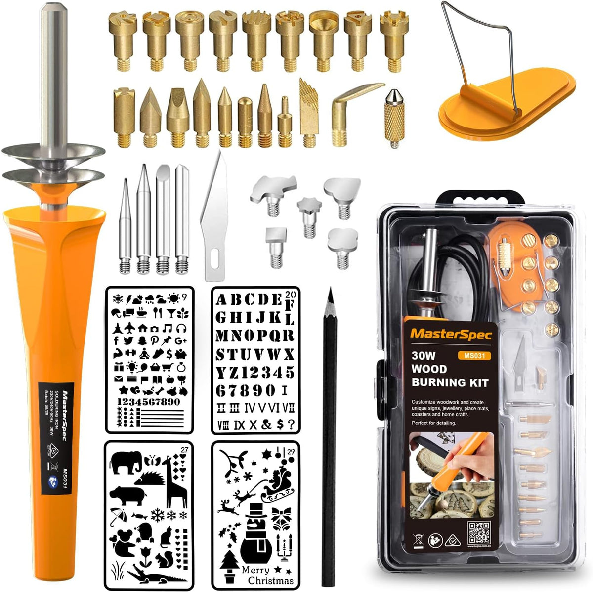 MasterSpec 37-piece wood burning and soldering kit
