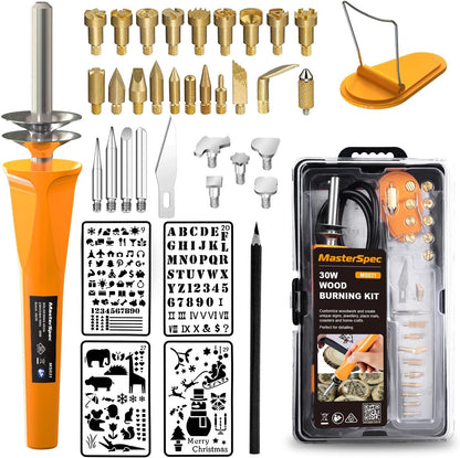 MasterSpec 37-piece wood burning and soldering kit
