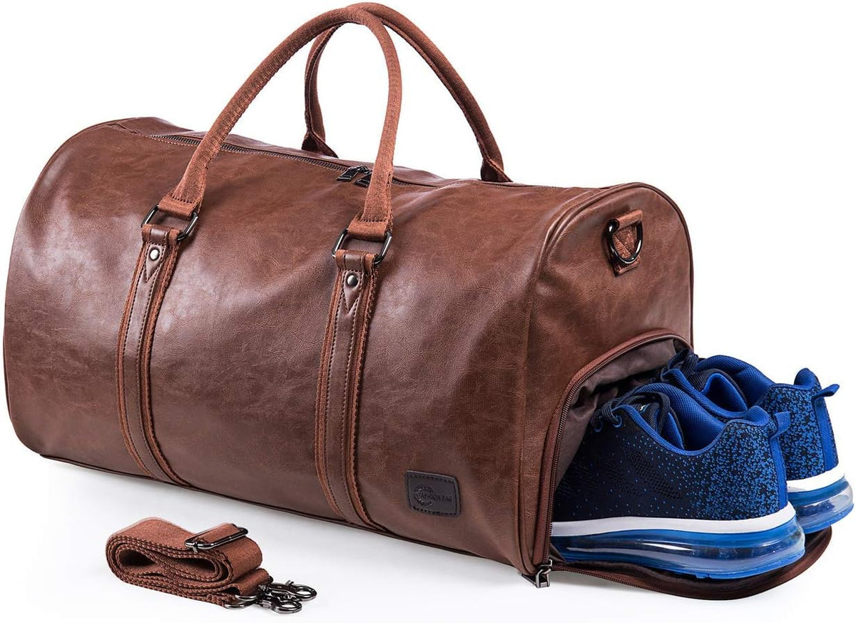 seyfocnia Oversized Travel Duffel Bag Weekender Bag with Sho