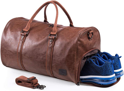 seyfocnia Oversized Travel Duffel Bag Weekender Bag with Sho