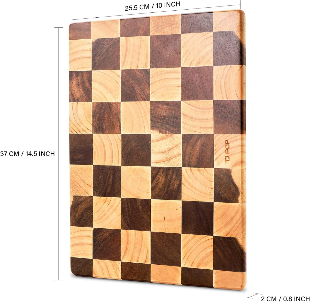 TJ POP End Grain Wooden Chopping Board