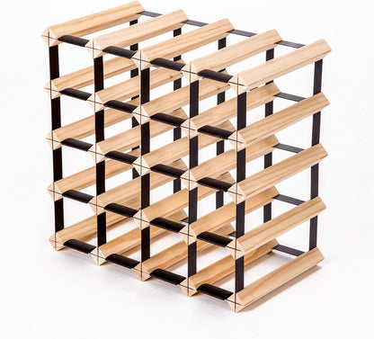 20 Bottle Timber Wine Rack