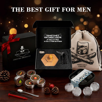 Cocktail Smoker Kit for Bourbon Whiskey Gifts for Men Drink 