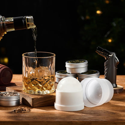 Whiskey Smoker Kit with Torch - 6 Flavors Wood Chips