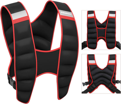 PROIRON Adjustable Weighted Vest Jacket 5-10KG Comfortable f