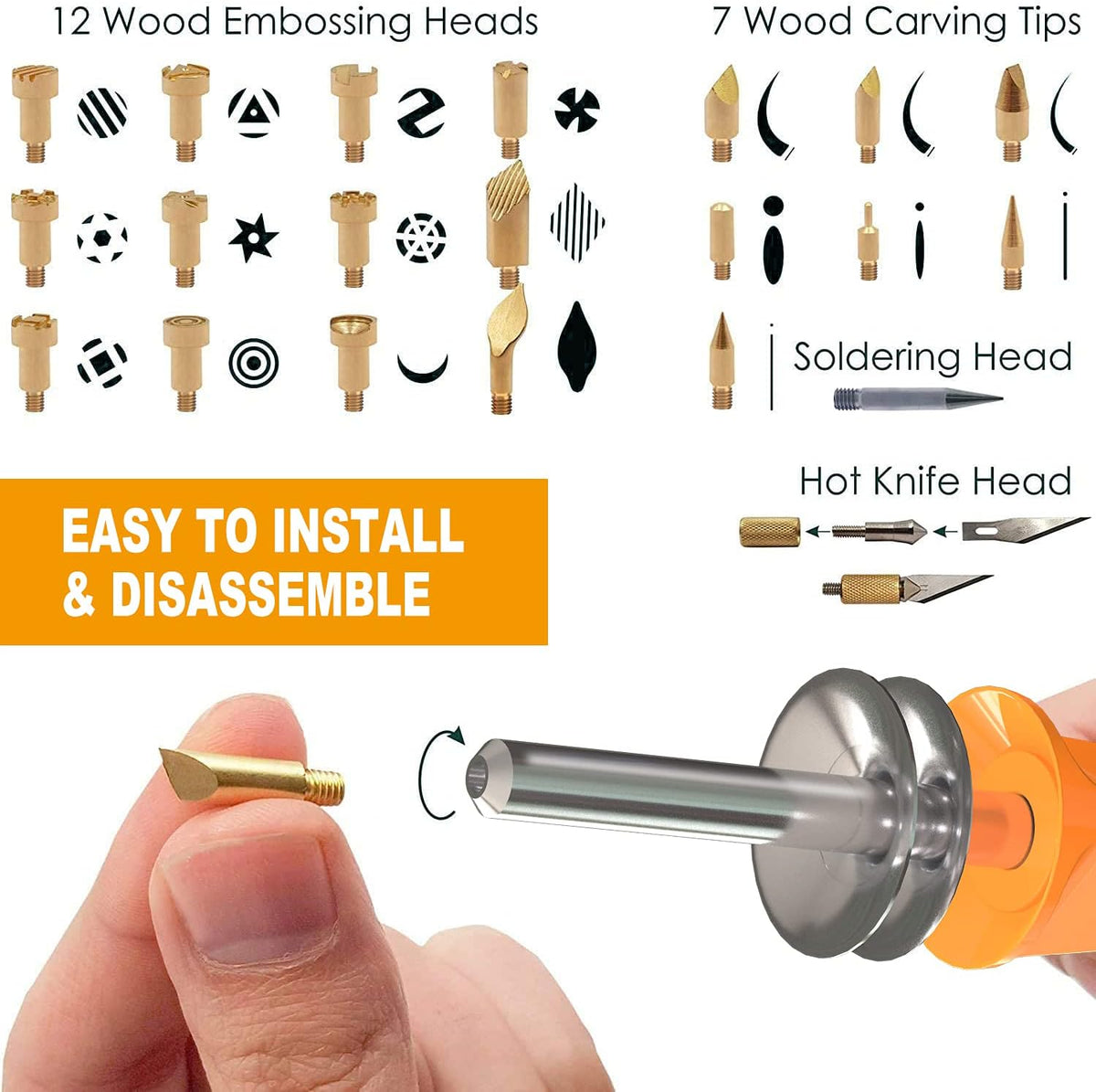 MasterSpec 37-piece wood burning and soldering kit