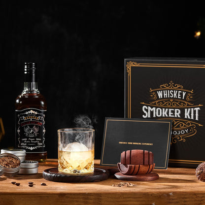 Whiskey Smoker Kit with Torch - 6 Flavors Wood Chips