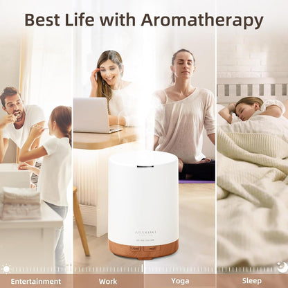 ASAKUKI 300ML Essential Oil Diffuser