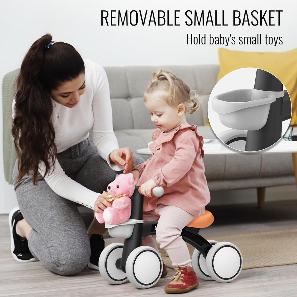Umatoll Baby Balance Bike for 1 Year Old Boy Girl