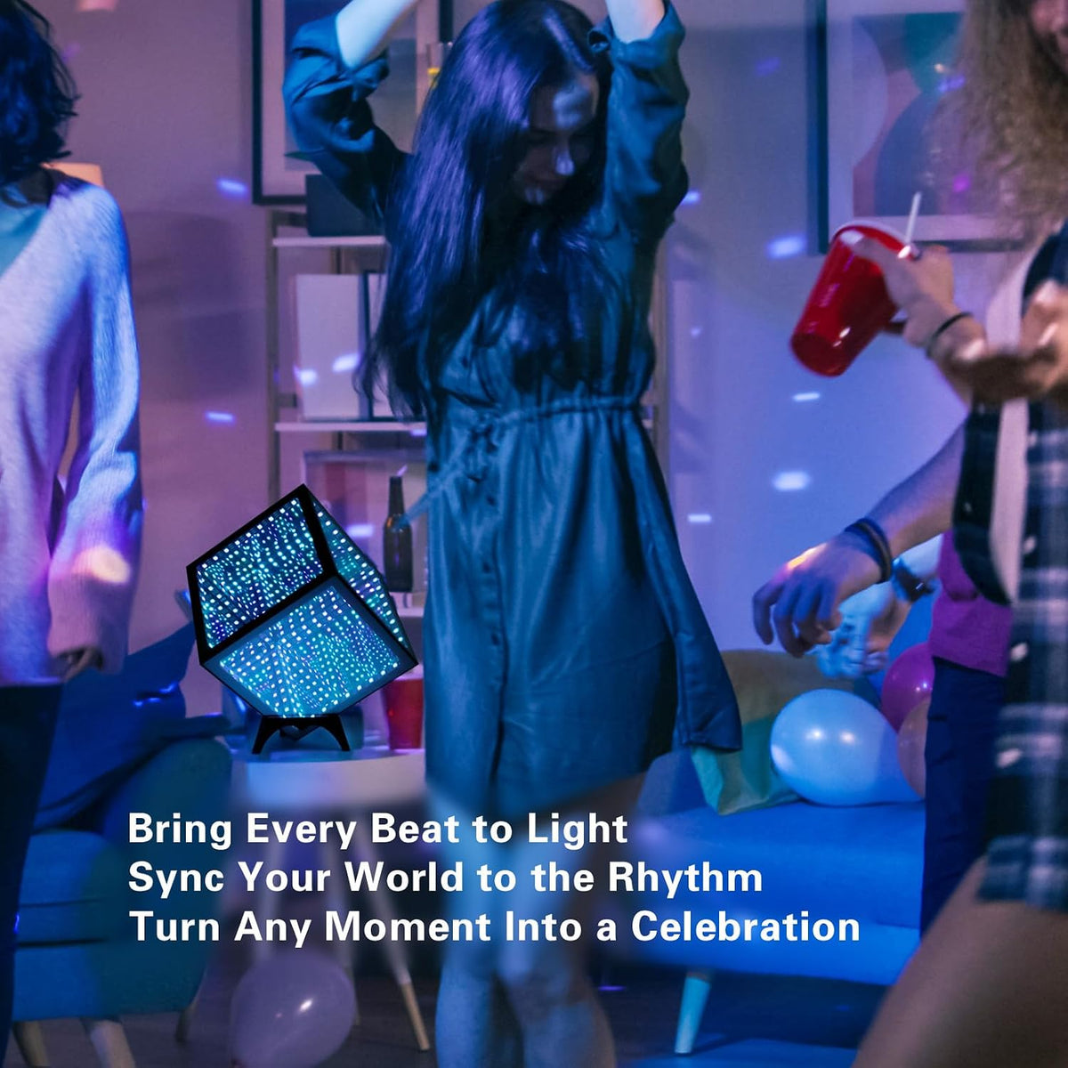 RGB Infinity Hyper Cube Light with APP Control - Smart Infin
