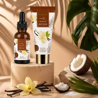 Vanilla Coconut Bath Gift Set