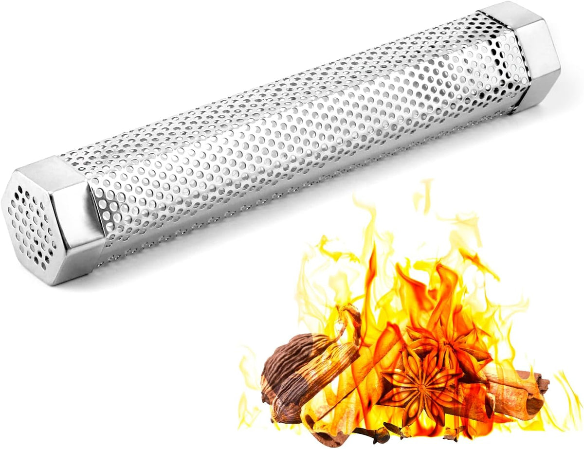 QWORK® 12" Stainless Steel BBQ Smoke Tube for Pellet Grill