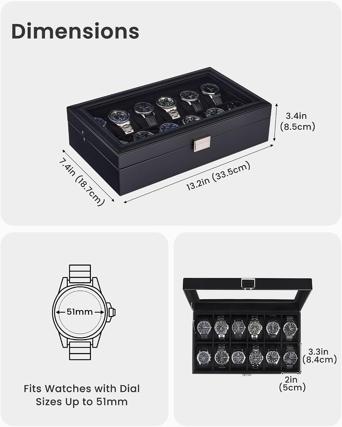 Lolalet Watch Case for Men