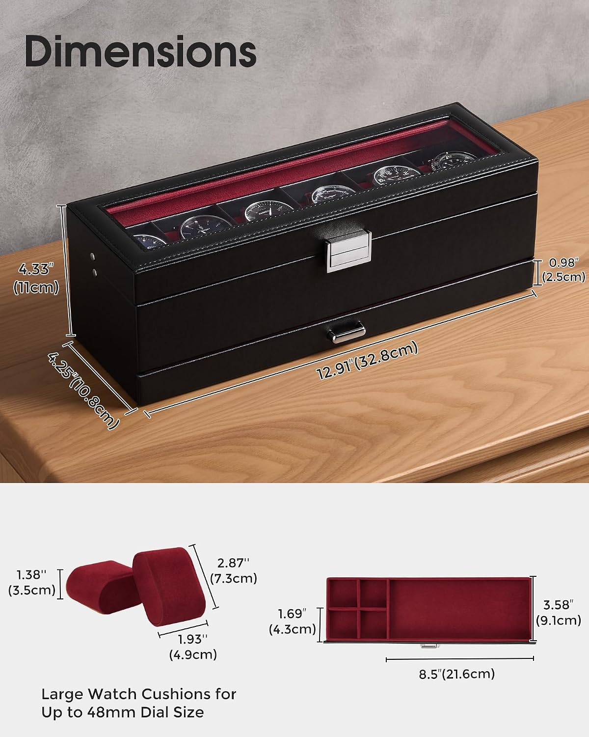 Lolalet Watch Box for Men
