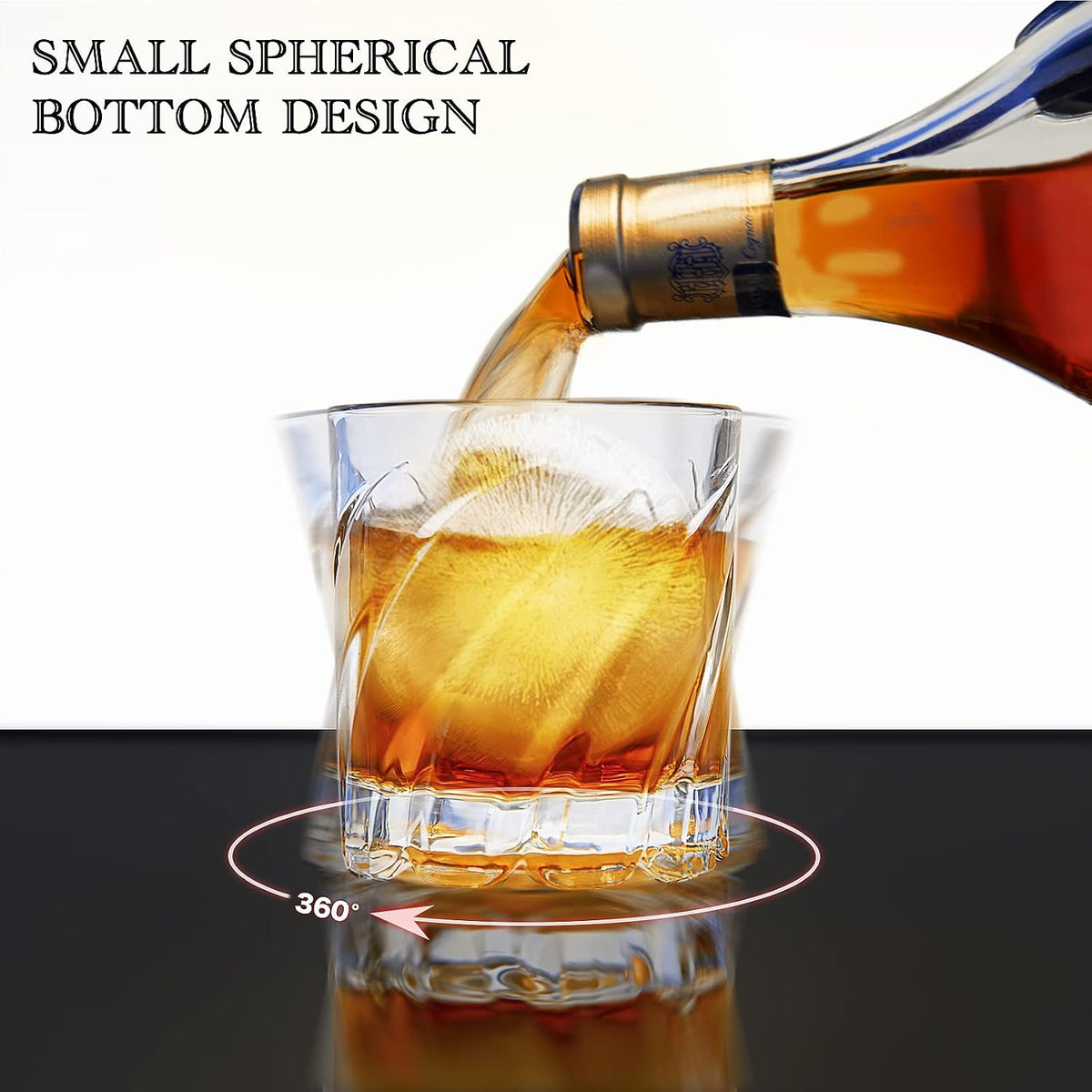 Whiskey Glass Gift Set of 4